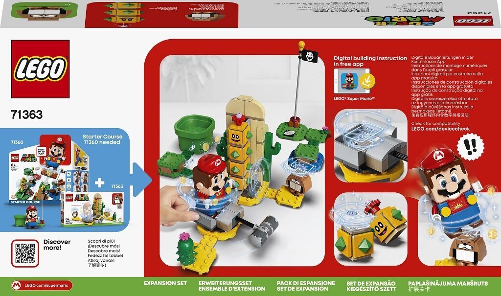 71363 LEGO® Super Mario Kõrbe-Pokey laiendusrada hind ja info | Klotsid ja konstruktorid | hansapost.ee