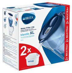 Сосуд для фильтрации BRITA MARELLA XL 3,5 л MEMO + 2 шт. Maxtra + цена и информация | Фильтры для воды | hansapost.ee