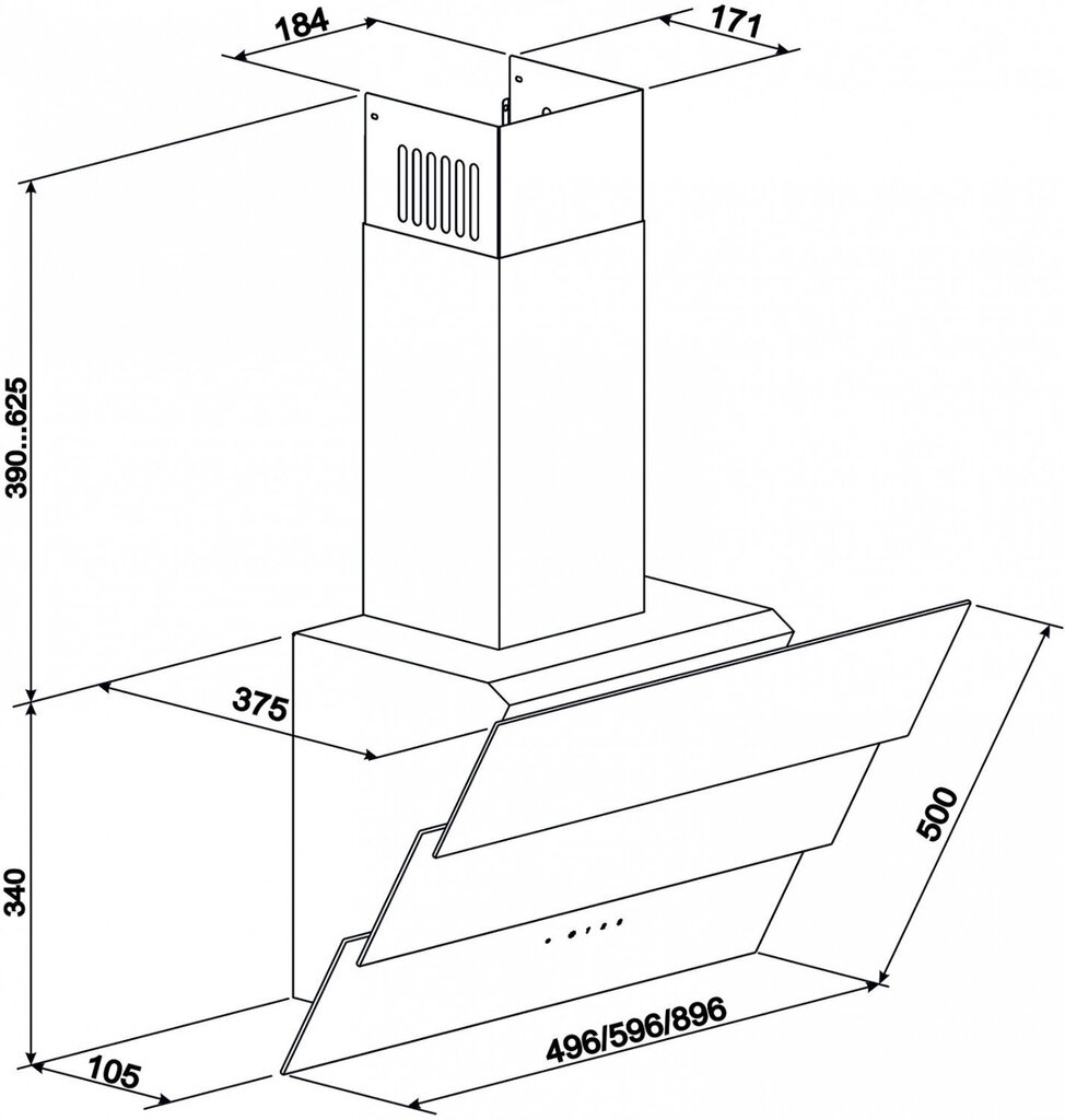 Eleyus FNA S L16 200 60BL цена и информация | Õhupuhastid | hansapost.ee