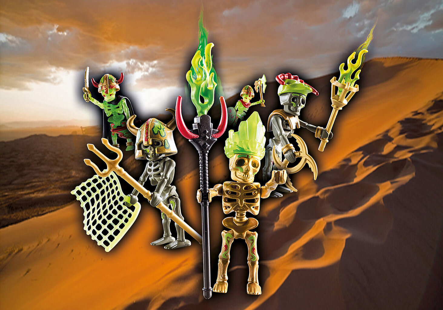 70752 PLAYMOBIL® Navelmore skeleti üllatuskarp „Kalahari Sands“ skeletisõdalane цена и информация | Klotsid ja konstruktorid | hansapost.ee