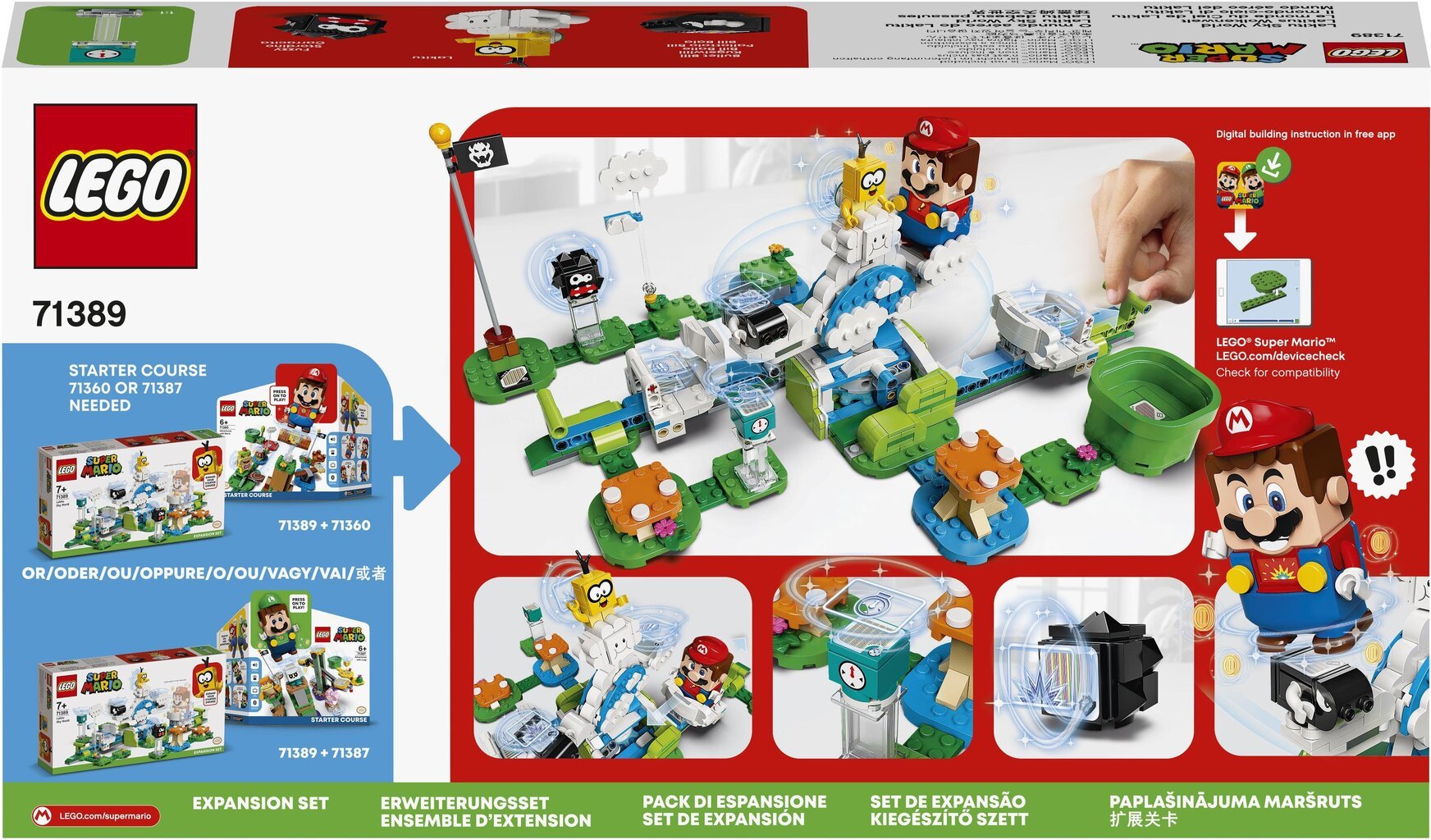 71389 LEGO® Super Mario Lakitu taevamaailma laienduskomplekt hind ja info | Klotsid ja konstruktorid | hansapost.ee