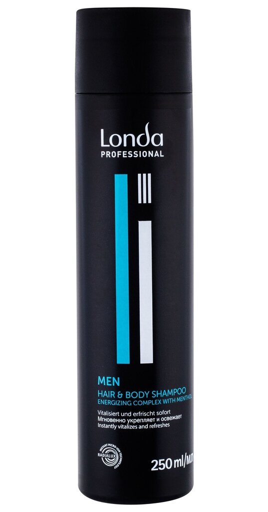 Juuste ja keha šampoon meestele Londa Professional Men 250 ml цена и информация | Šampoonid | hansapost.ee