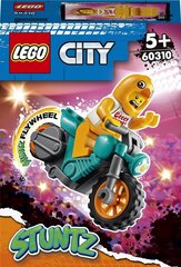 60310 LEGO® City Stunt Трюковый мотоцикл с цыплёнком цена и информация | Конструкторы и кубики | hansapost.ee
