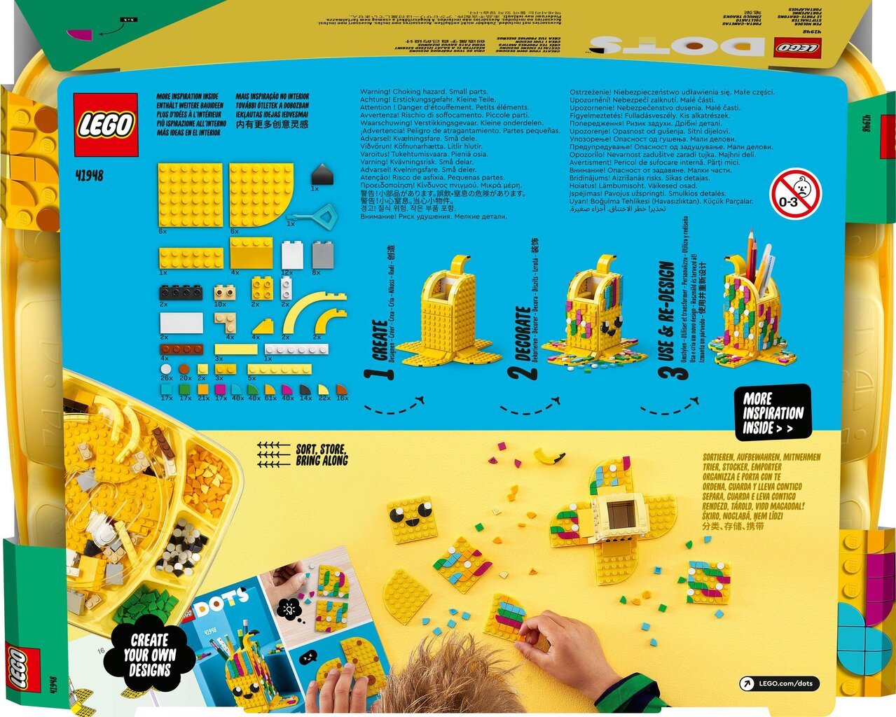 41948 LEGO® DOTS Armas banaanist pliiatsikarp hind ja info | Klotsid ja konstruktorid | hansapost.ee