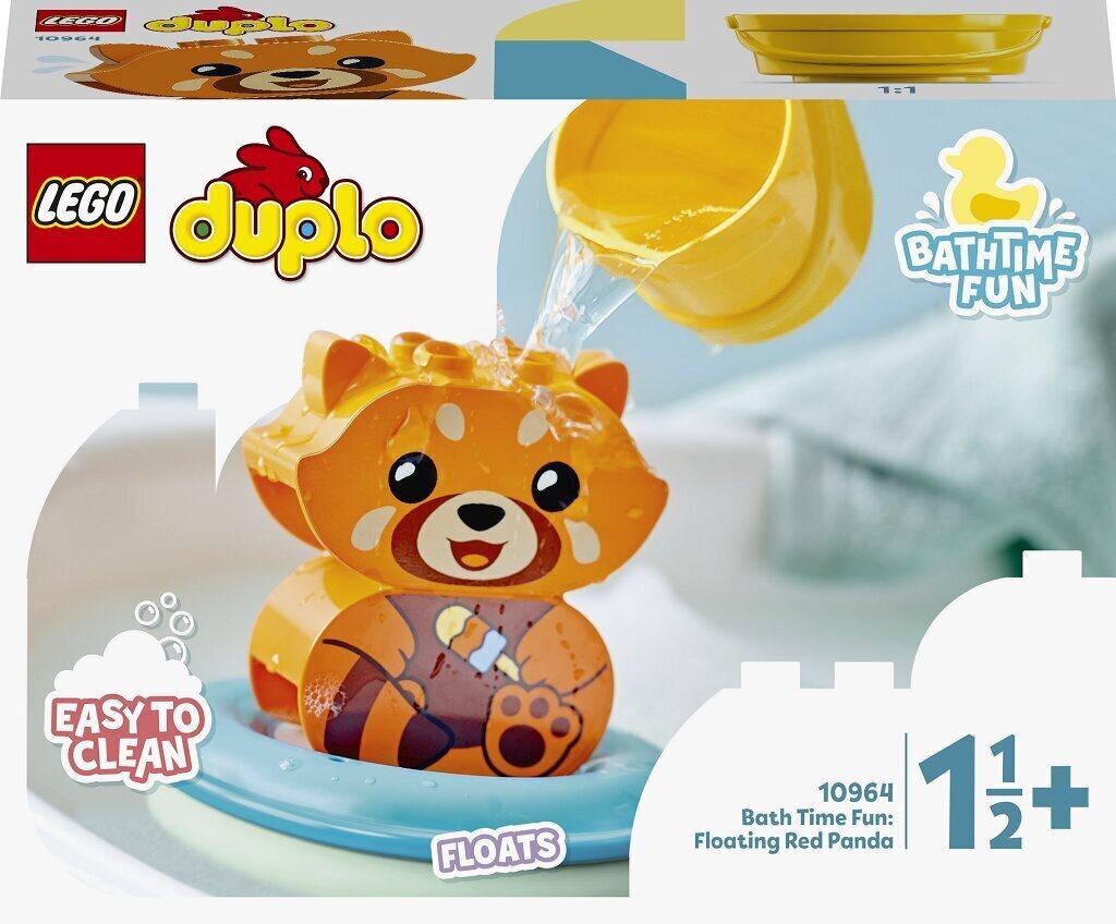 10964 LEGO® DUPLO Ujuv punane panda hind ja info | Klotsid ja konstruktorid | hansapost.ee