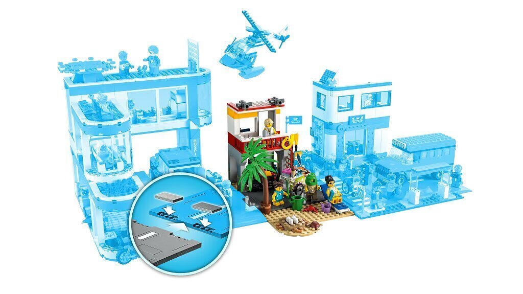 60328 LEGO® City Ranna vetelpäästejaam hind ja info | Klotsid ja konstruktorid | hansapost.ee