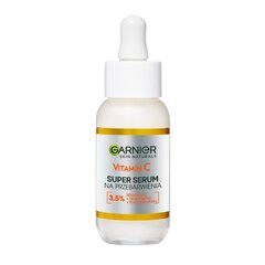 Kirgastav näoseerum Garnier Skin Naturals Super Vitamin C 30 ml hind ja info | Näoõlid, ampullid ja seerumid | hansapost.ee