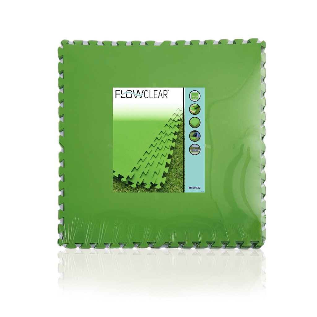 Basseini matt välibasseinidele Flowclear, 78x78 cm, 9 tk. hind ja info | Basseinitarvikud | hansapost.ee