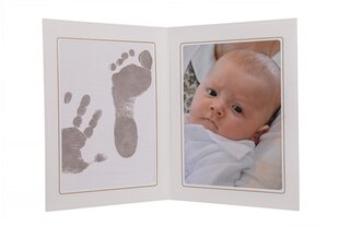 Фоторамка с тиснением Tiny Memories, белая цена и информация | Отпечатки для младенцев | hansapost.ee