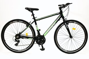 Jalgratas Whisper WX300 MTB 28", must/roheline/hall hind ja info | Jalgrattad | hansapost.ee