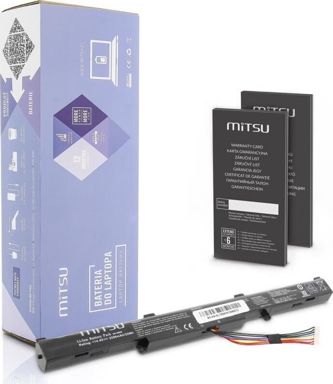 Mitsu BC/AS-GL752 цена и информация | Sülearvuti akud | hansapost.ee
