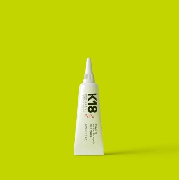 K18 Pähejäetav molekulaarne juuksemask, 5 ml hind ja info | Juuksemaskid, õlid ja seerumid | hansapost.ee