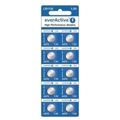 Patareid Everactive Ag10-10bb Blister, 10 tk hind ja info | Patareid | hansapost.ee