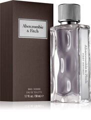 Tualettvesi Abercrombie & Fitch First Instinct EDT meestele 50 ml hind ja info | Abercrombie & Fitch Parfüümid, lõhnad ja kosmeetika | hansapost.ee