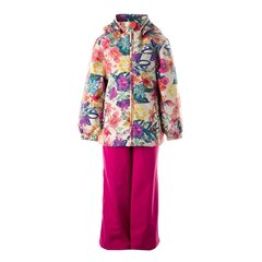 Huppa утепленный весенне-осенний комплект для девочек YONNE, розовый - пестрый цена и информация | Комплекты для девочек | hansapost.ee