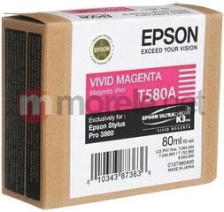 EPSON T580 Vivid Magenta Stylus Pro3880 hind ja info | Tindiprinteri kassetid | hansapost.ee