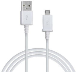 Samsung USB A-> Micro USB, 1.5м, Белый цена и информация | Кабели для телефонов | hansapost.ee