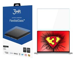 Apple MacBook Pro 14,2" 2021 – 3mk FlexibleGlass™ 15" ekraanikaitse hind ja info | Sülearvuti tarvikud | hansapost.ee