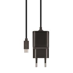 Maxlife MXTC-03 charger 2.1A black with microUSB cable 1 m цена и информация | Зарядные устройства для телефонов | hansapost.ee