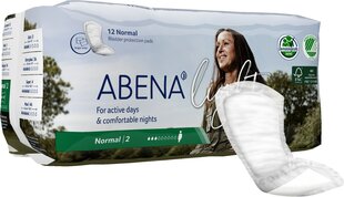 Прокладки Abena Light Normal, 11x26 см, 12 шт. цена и информация | Тампоны, гигиенические прокладки для критических дней, ежедневные прокладки | hansapost.ee