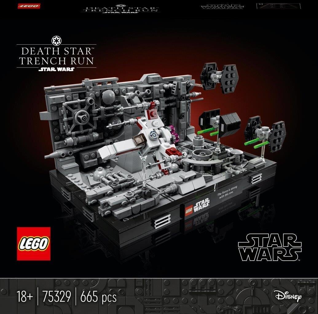 75329 LEGO® Star Wars Atakos Death Star kanjonuose diorama цена и информация | Klotsid ja konstruktorid | hansapost.ee