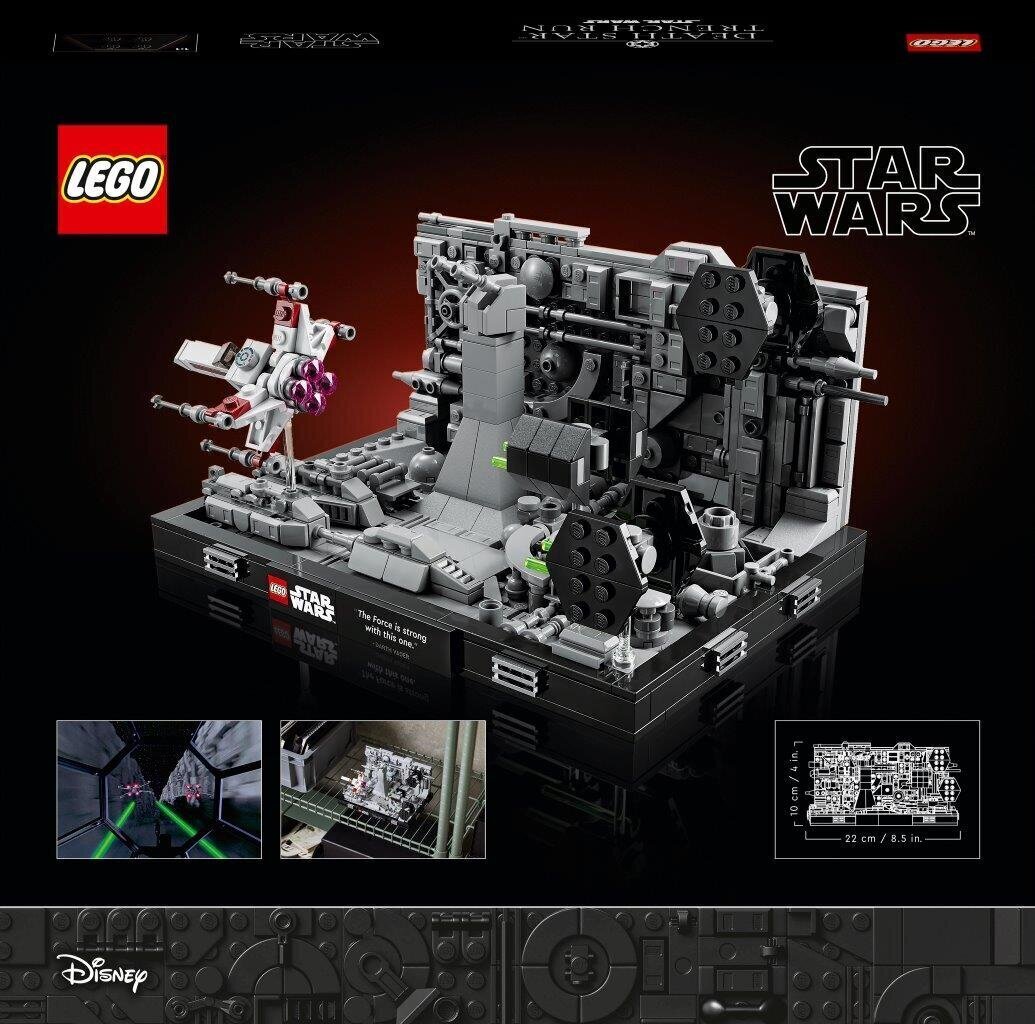 75329 LEGO® Star Wars Atakos Death Star kanjonuose diorama цена и информация | Klotsid ja konstruktorid | hansapost.ee