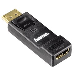 Adapter Hama DisplayPort HDMI, DisplayPort - HDMI™, must hind ja info | Hama Arvutite lisatarvikud | hansapost.ee