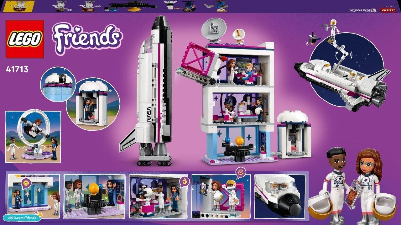 41713 LEGO® Friends Olivia kosmoseakadeemia цена и информация | Klotsid ja konstruktorid | hansapost.ee