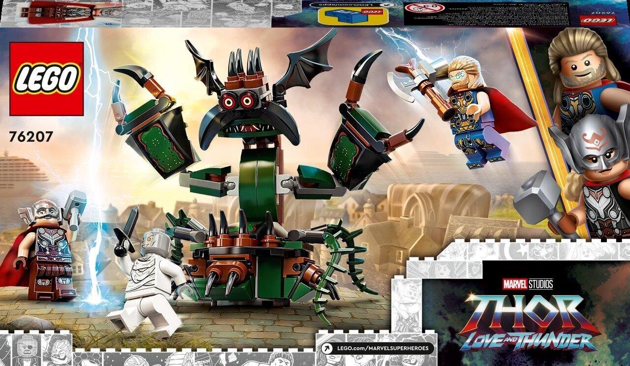 76207 LEGO® Super Heroes Marvel Naujojo Asgardo rünnak цена | hansapost.ee