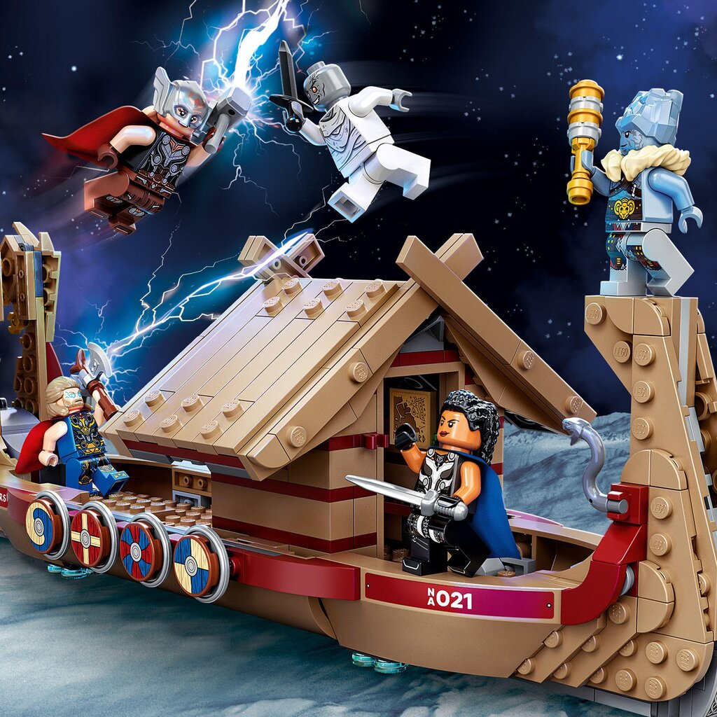 LEGO® 76208 Super Heroes Marvel Ožio laev цена и информация | Klotsid ja konstruktorid | hansapost.ee