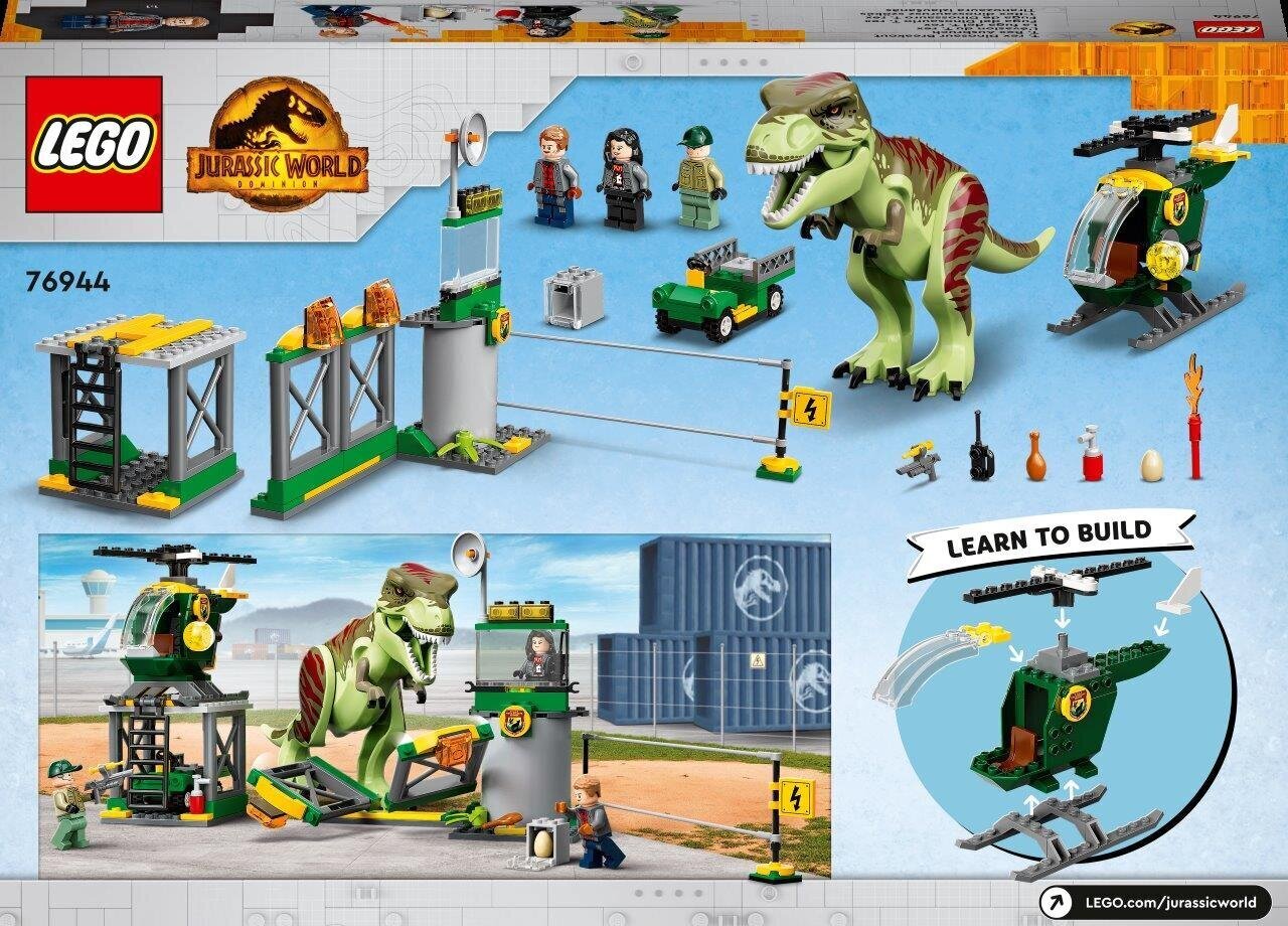 76944 LEGO® Jurassic World Dinosaurus türannosauruse põgenemine hind ja info | Klotsid ja konstruktorid | hansapost.ee