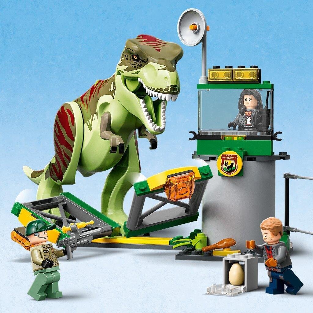 76944 LEGO® Jurassic World Dinosaurus türannosauruse põgenemine цена и информация | Klotsid ja konstruktorid | hansapost.ee