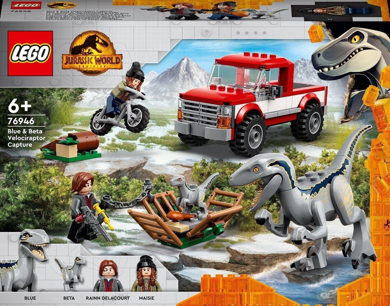 76946 LEGO® Jurassic World Блу и поимка Бета-велоцираптора цена |  hansapost.ee