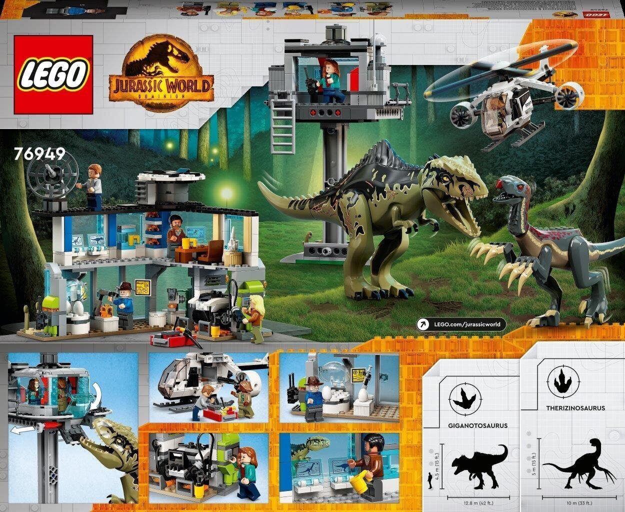 76949 LEGO® Jurassic World Gigantosauruse ja Terisinosauruse rünnak hind ja info | Klotsid ja konstruktorid | hansapost.ee