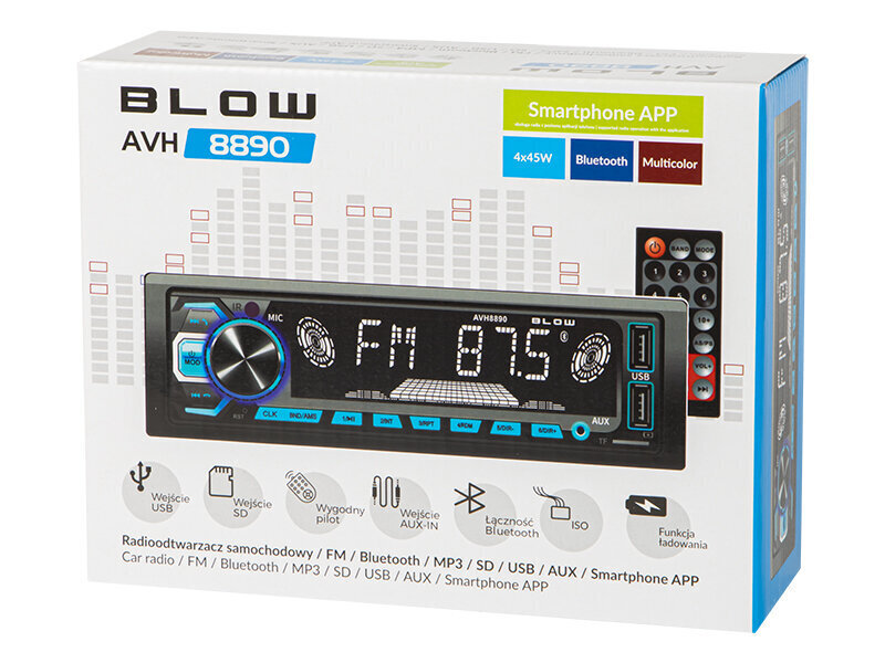 Blow AVH-8890 MP3 hind ja info | Autoraadiod, multimeedia | hansapost.ee