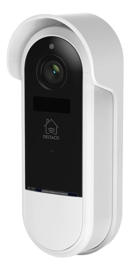 Deltaco Smart Home WiFi uksekella kaamera IP65, valge / hõbedane hind ja info | Uksekellad | hansapost.ee