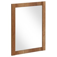 Зеркало для ванны Hakano Aston, 80x60 см, коричневый цвет цена и информация | Зеркала в ванную | hansapost.ee