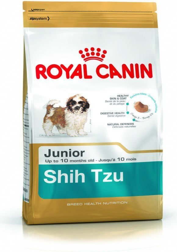 Royal Canin Shih Tzu tõugu koertele Junior, 0,5 kg цена и информация | Koerte kuivtoit ja krõbinad | hansapost.ee