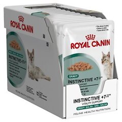 Корм для кошек Royal Canin Instinctive +7 Pouch 12 x 85 г цена и информация | Кошачьи консервы | hansapost.ee