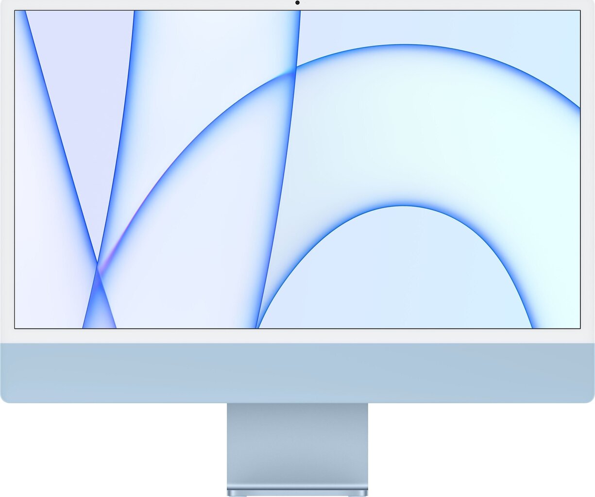 Apple iMac 24” 4.5K Retina, M1 8C CPU, 7C 8/256GB Blue RUS MJV93RU/A цена и информация | Lauaarvutid | hansapost.ee