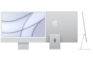 Apple iMac 24” M1 8/256ГБ Silver SWE MGPC3KS/A цена и информация | Стационарные компьютеры | hansapost.ee