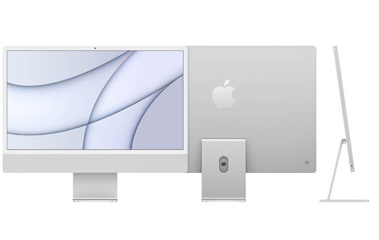 Apple iMac 24” M1 8/256GB Silver SWE MGPC3KS/A цена и информация | Lauaarvutid | hansapost.ee