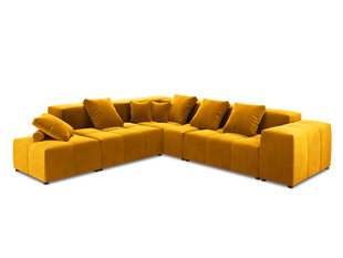 Универсальный мягкий уголок Micadoni Home Margo XL, желтый цена и информация | Угловые диваны | hansapost.ee