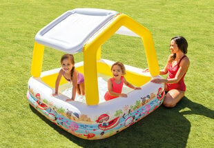 Надувной бассейн с навесом Intex Sun Shade, 157x157x122 см цена и информация | Бассейны | hansapost.ee