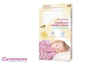 Подушка для младенца Clevamama Memory Foam, 55x30x5,5 см цена и информация | Детские подушки, конверты, спальники | hansapost.ee