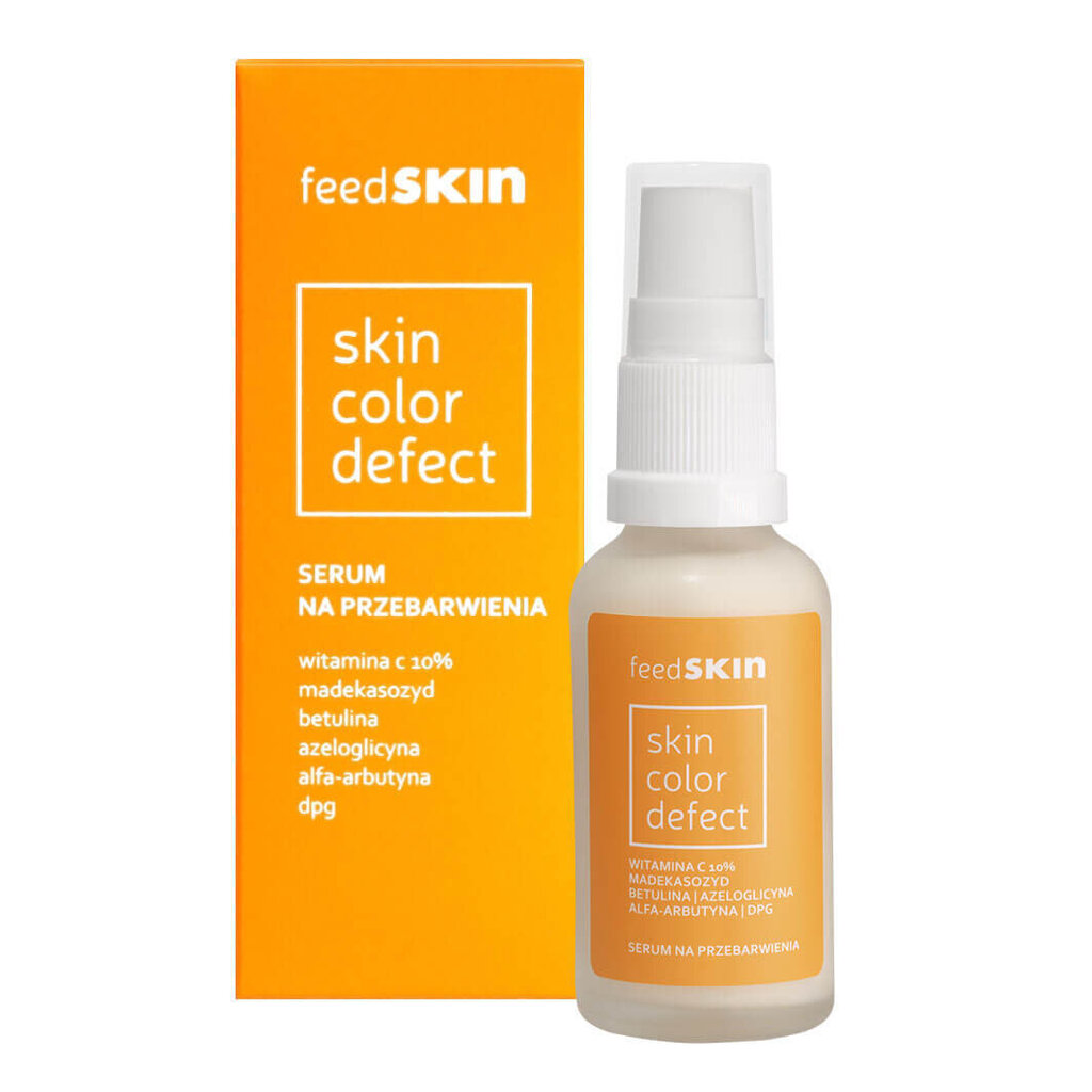 Kirgastav näoseerum Feedskin Skin Color Defector 30 ml цена и информация | Näoõlid, ampullid ja seerumid | hansapost.ee