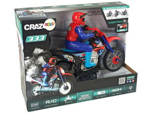 Кроссовый мотоцикл, управляемый дистанционно 1:10 - 20 км/ч цена и информация | Игрушки для мальчиков | hansapost.ee