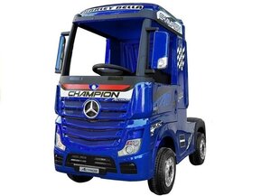 Laste elektriline veoauto Mercedes Actros sinine lakitud MP4 hind ja info | Laste elektriautod | hansapost.ee