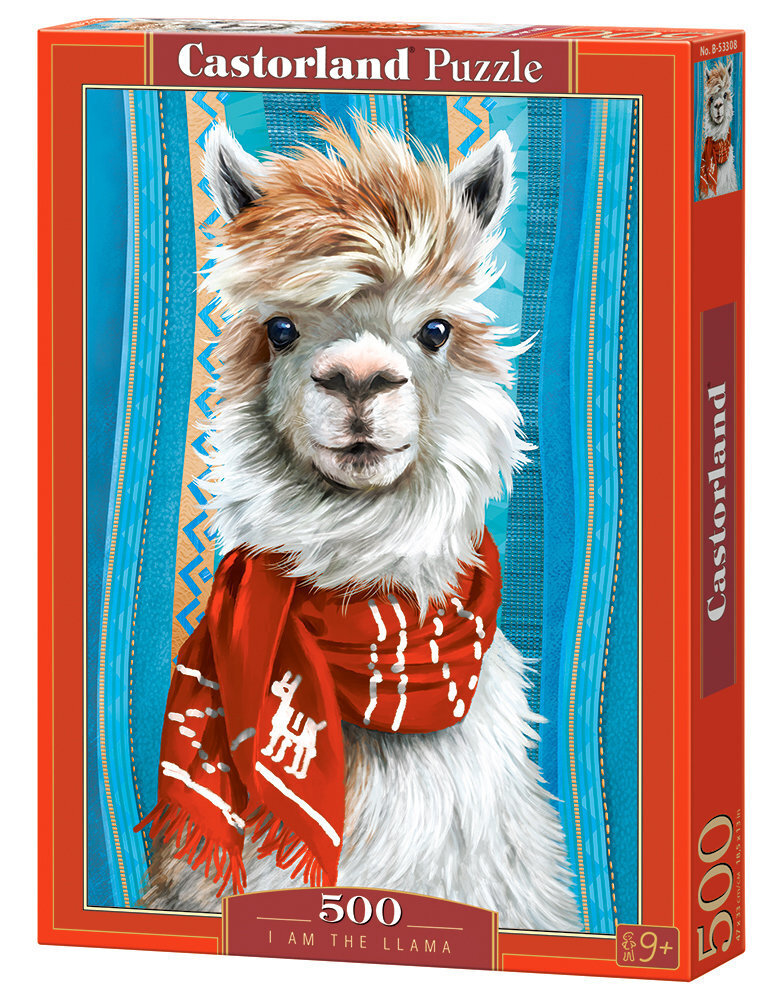 Pusle "I am The Llama" Castorland, 500 tk цена и информация | Pusled lastele ja täiskasvanutele | hansapost.ee
