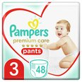 Püksmähkmed Pampers Premium Pants, Value Pack, 3 suurus, 48 tk